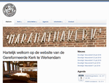 Tablet Screenshot of maranatha-werkendam.nl